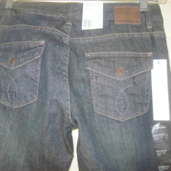 NWT CALVIN KLEIN Lean Bootcut Slimfit Jeans 2x32 - Picture 5 of 5